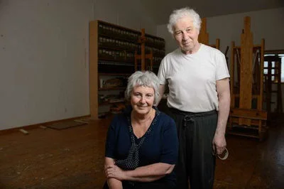 ARISTS ILYA AND EMILIA KABAKOV IN THEIR HOME/ STUDIO/ EXHIBITION SPACE (JEFF BACHNER FOR NEW YORK DAILY NEWS)