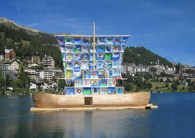 SHIP OF TOLERANCE IN ST. MORITZ (COURTESY OF ILYA & EMILIA KABAKOV)