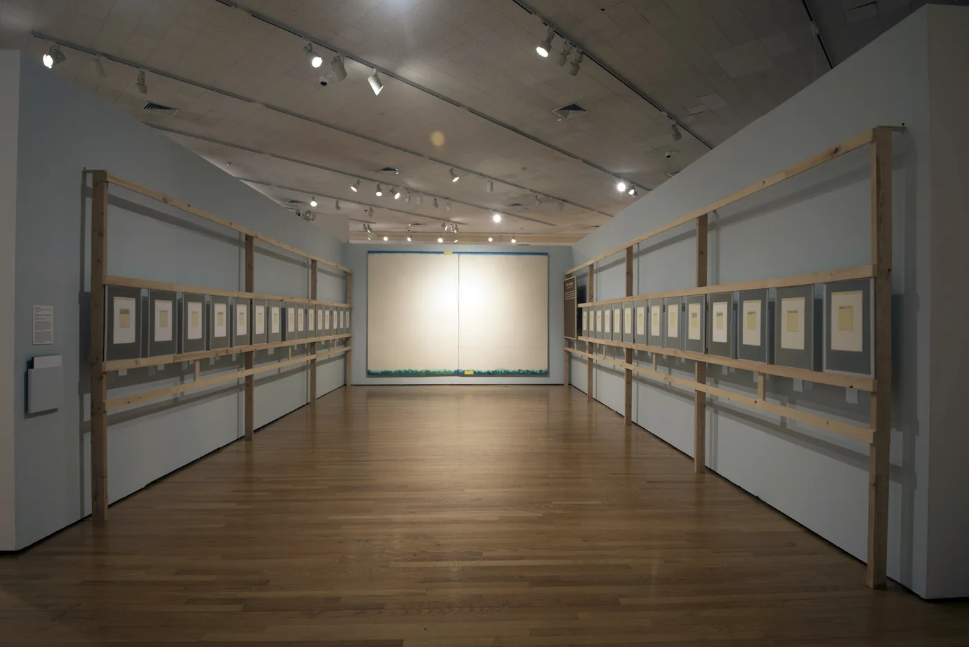 INSTALLATION VIEW OF “THE GREAT AXIS” (1984) BY ILYA KABAKOV (PHOTO BY PETER JACOBS, COURTESY ZIMMERLI ART MUSEUM AT RUTGERS)