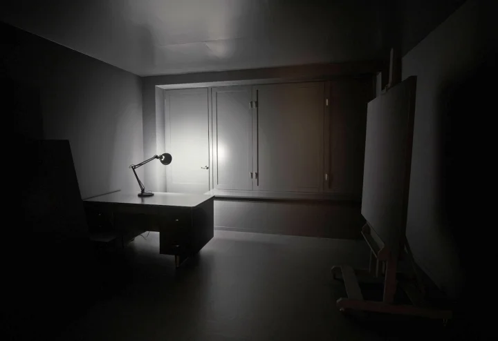 IRINA NAKHOVA, INSTALLATION VIEW OF “ROOM NO. 3” (RECONSTRUCTION, 1985/2016) (PHOTO BY PETER JACOBS, COURTESY ZIMMERLI ART MUSEUM AT RUTGERS)