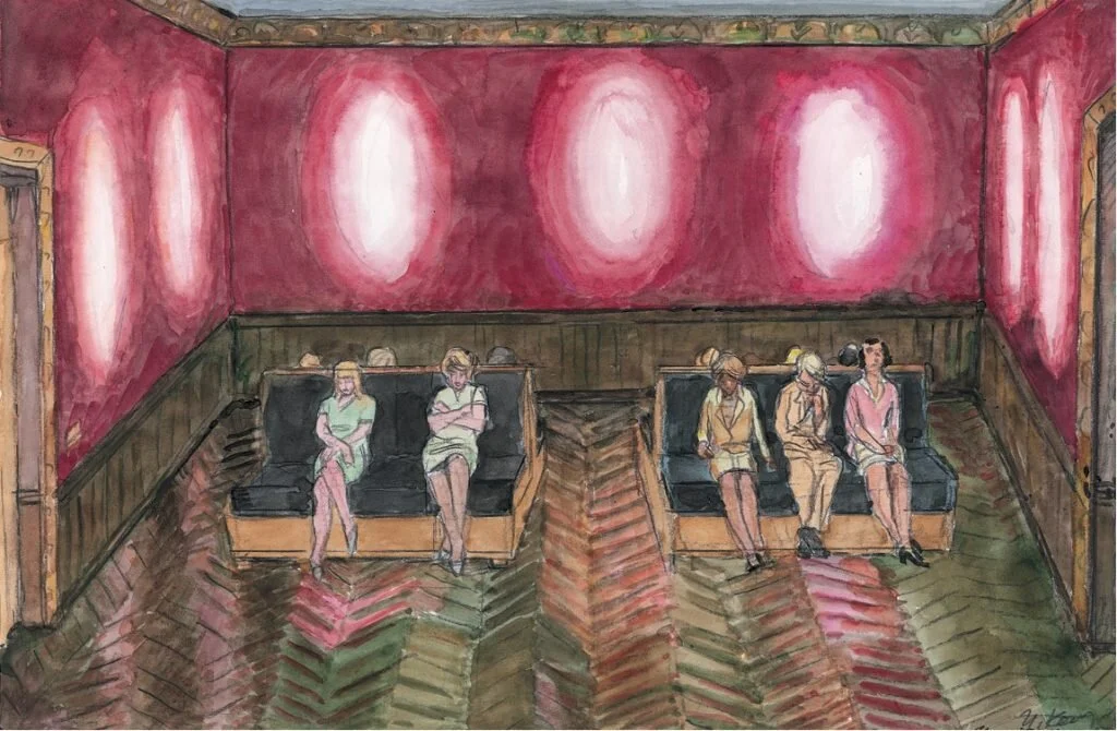 Concept-drawing-not-dated-watercolor-lead-pencil-and-felt-pen-glued-to-white-passe-partout-frame-.jpg