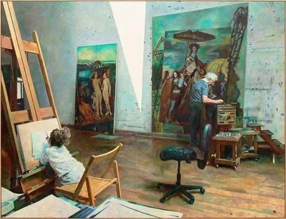 At the Studio