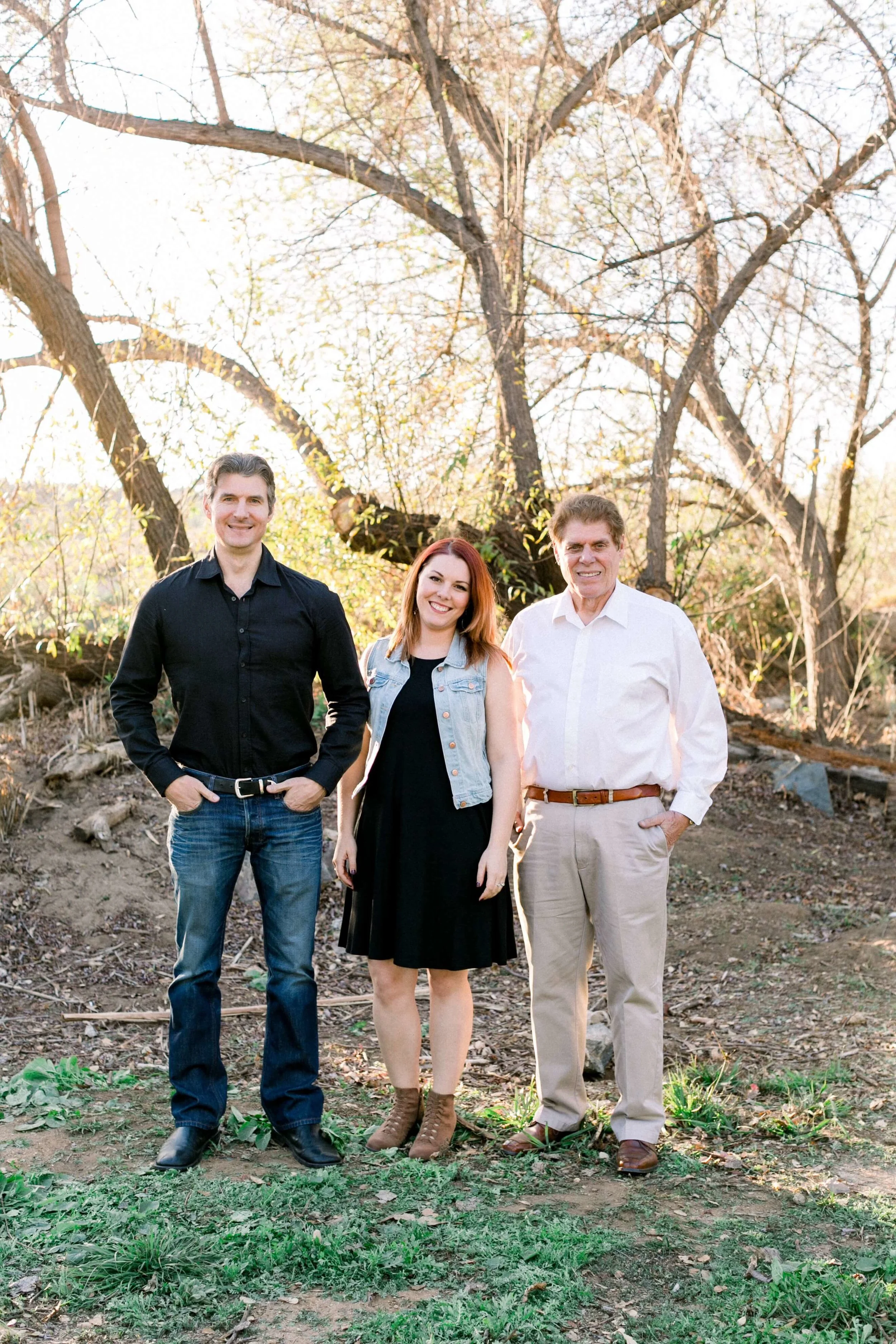Steve Jr., Caitlyn, and Steve Sr.