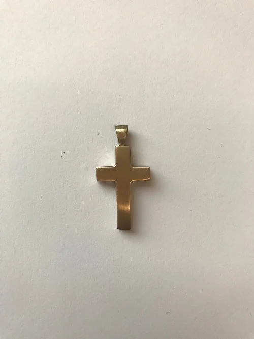Style #114BR Brass cross $80.00