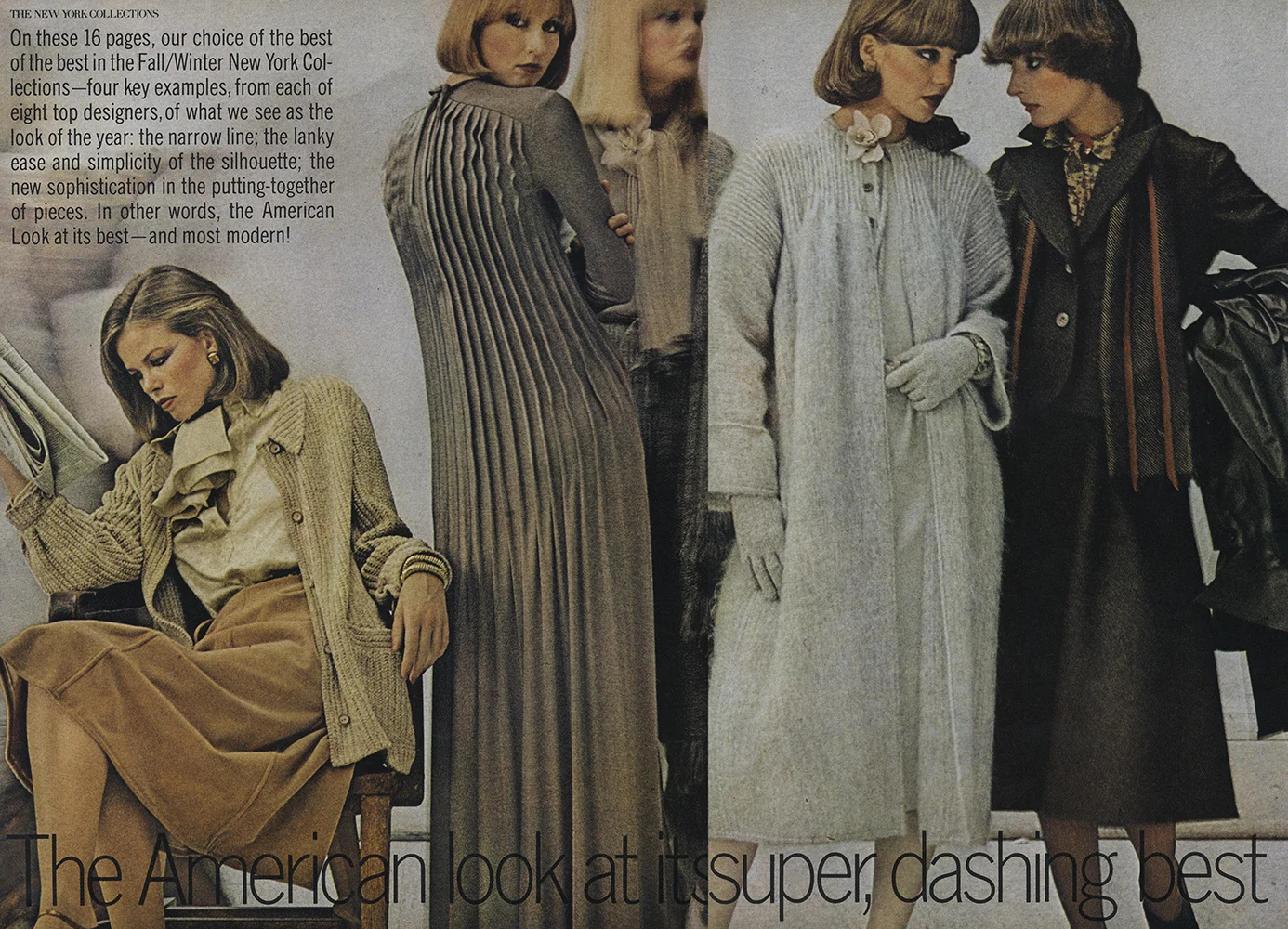 Editorial by Duane Michals for Vogue, September 1975.
