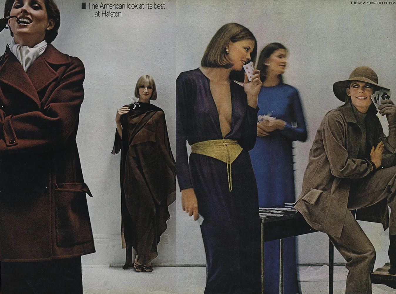 Editorial by Duane Michals for Vogue, September 1975.