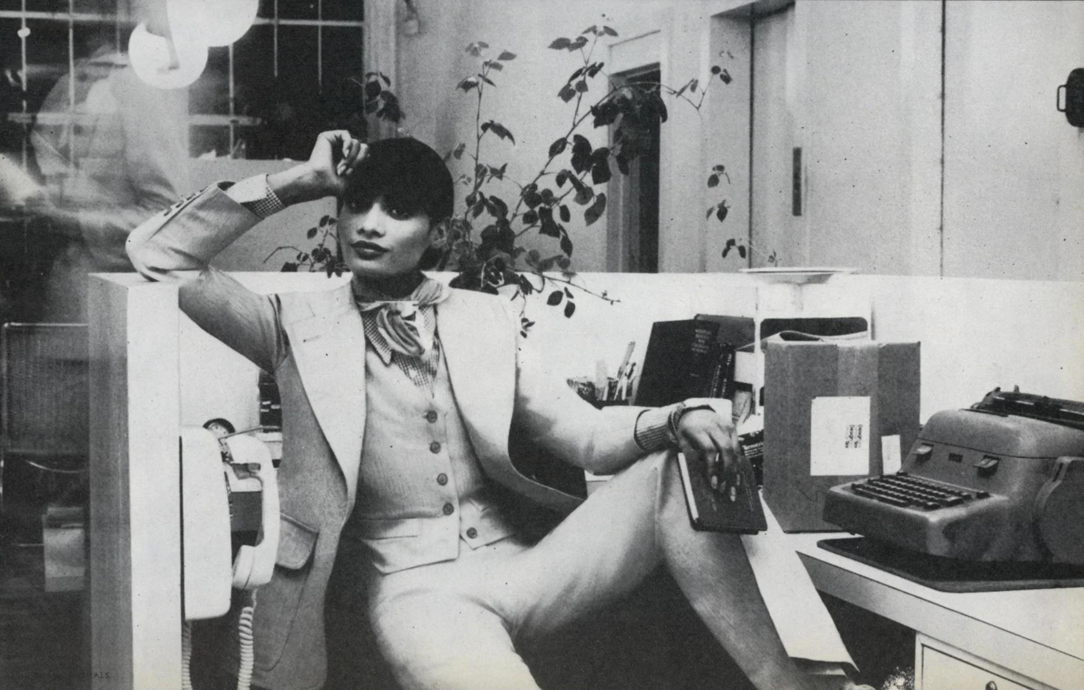 From an editorial by Duane Michals for Vogue, February 1976.