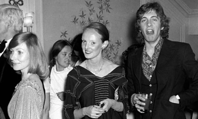 Grace Coddington & Willie Christie by Tim Jenkins in the mid-70s.
