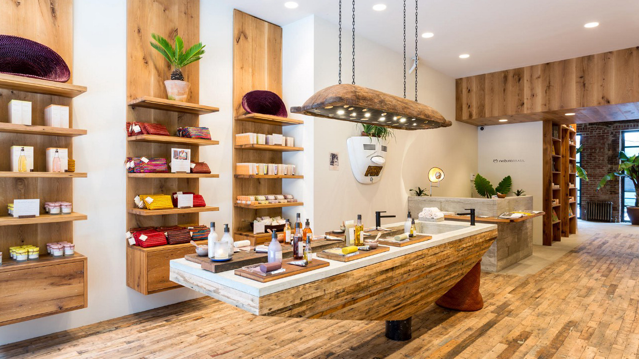 Natura 在紐約的旗艦店門市,Photo credit Natura 官網