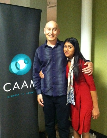 My wife Meena and I at the Center for Asian American Media screening of my documentary "Don't Lose Your Soul"