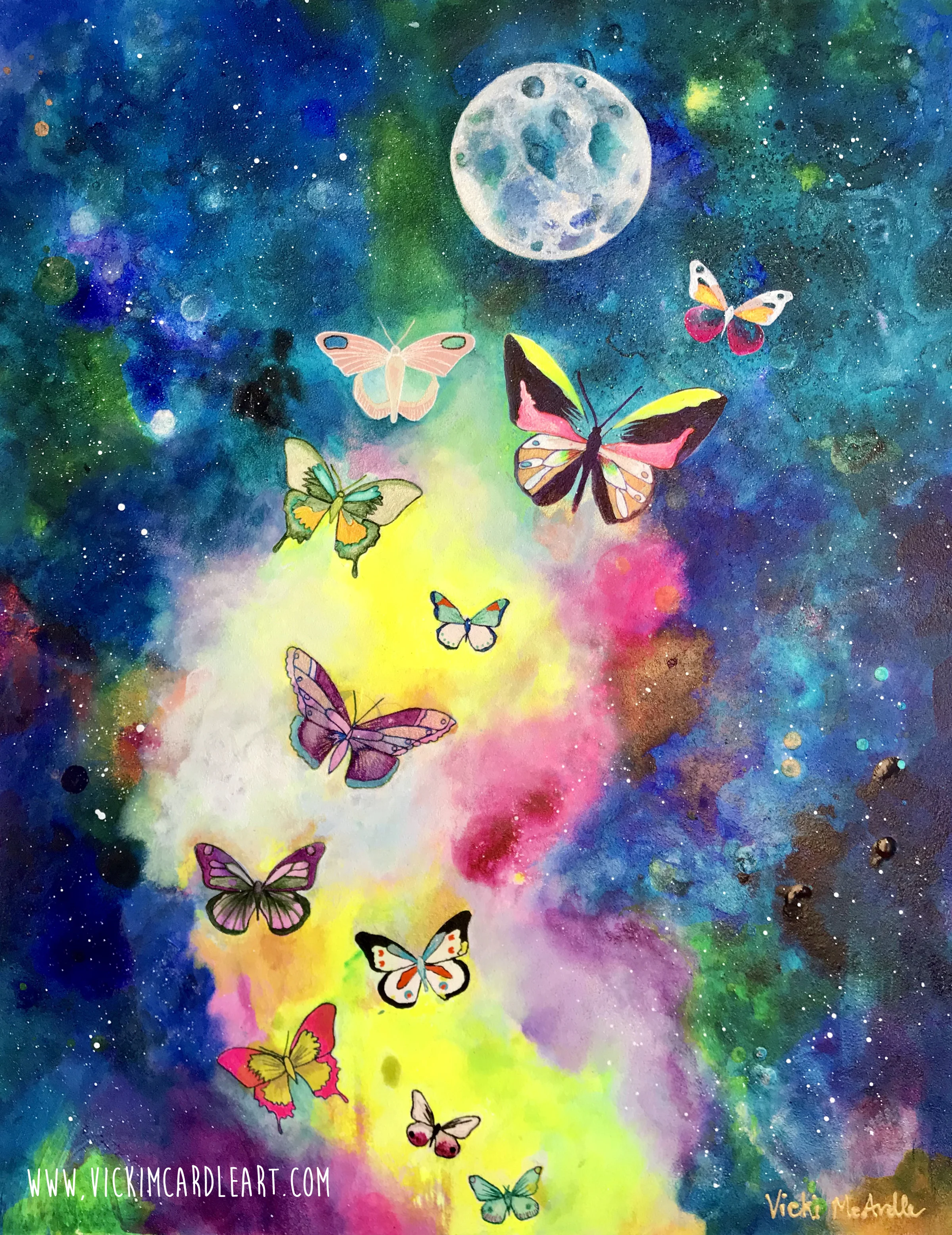 Butterfly Wishes 8"x10" Matted Print