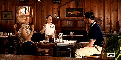  How Mason celebrates becoming the ultimate Bobby Draper!