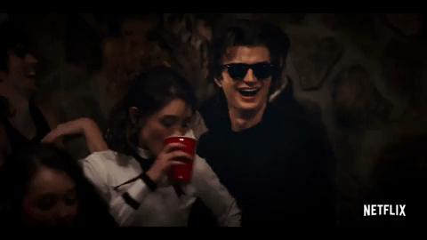 Stranger Things Party.gif