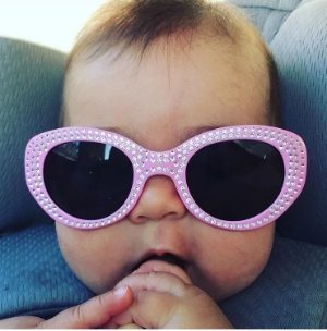 Sunglasses aren't just for mamas! Wearing shades from a young age can reduce eye problems in the future.