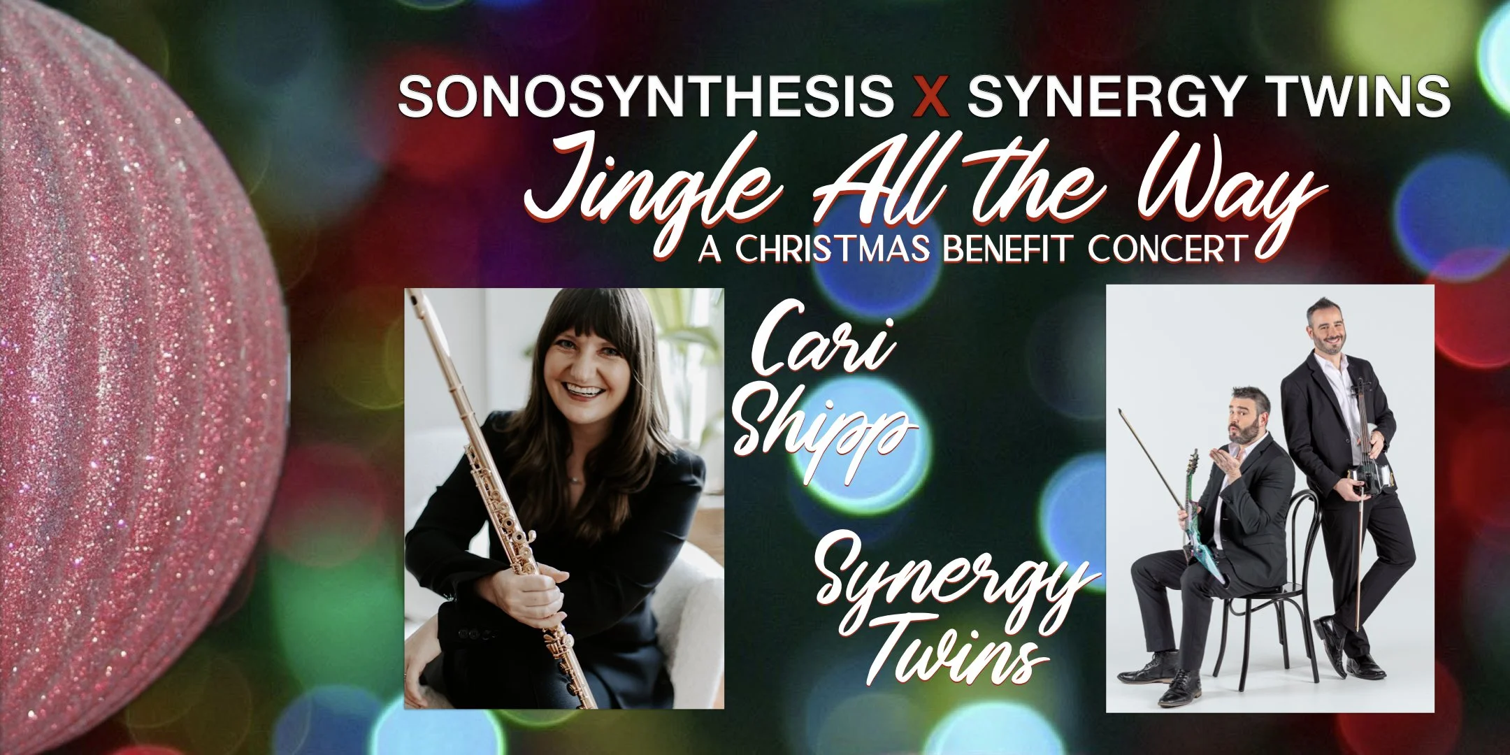 SONOSYNTHESIS x Synergy Twins: Jingle All the Way | a Christmas fusion concert benefitting The Haven