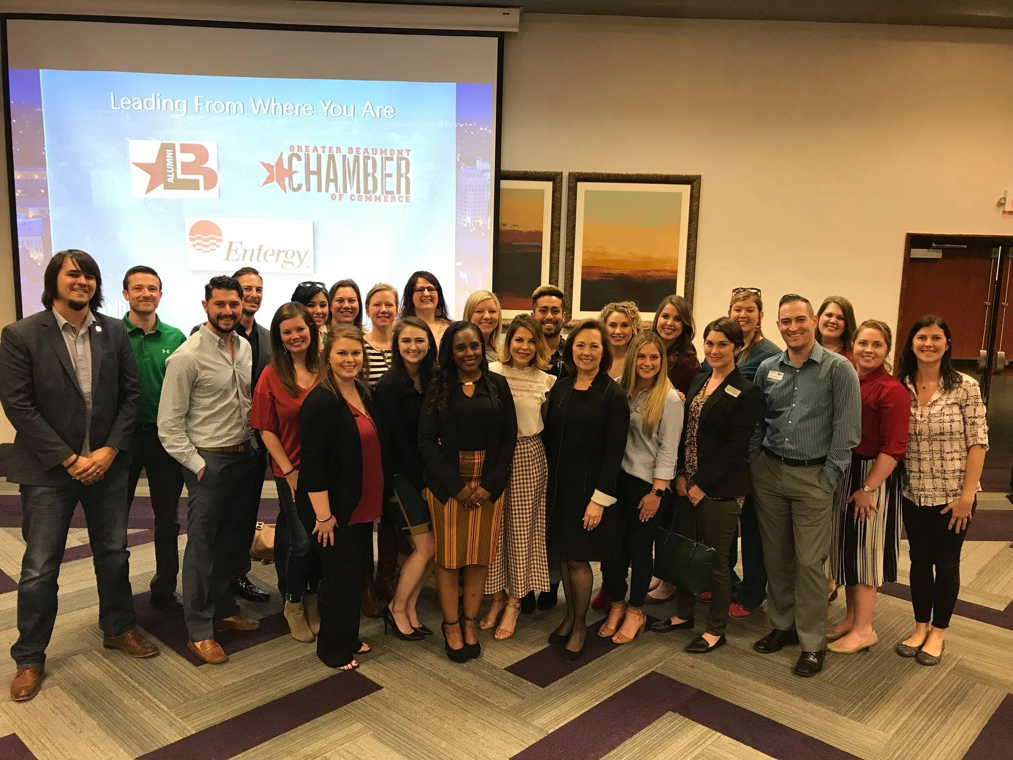 Leading From Where You Are-Luncheon “If your networking circle only includes your coworkers from your department, you need to expand your circle and get uncomfortable to meet new people.” - Sallie Rainer, CEO, Entergy Texas