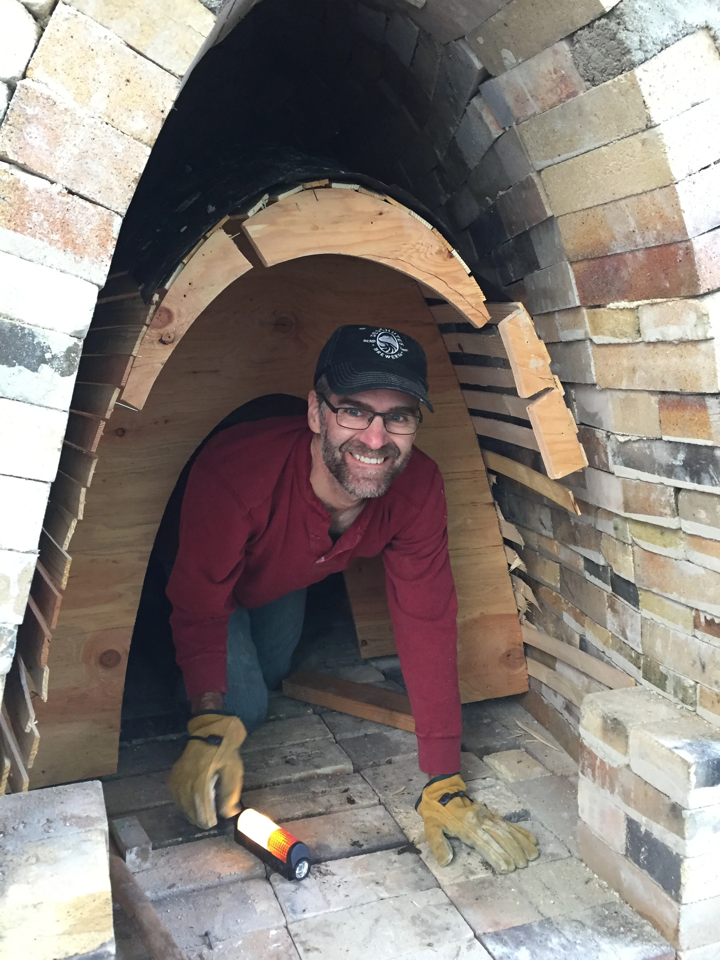 Dropping the form and dismantling it. 