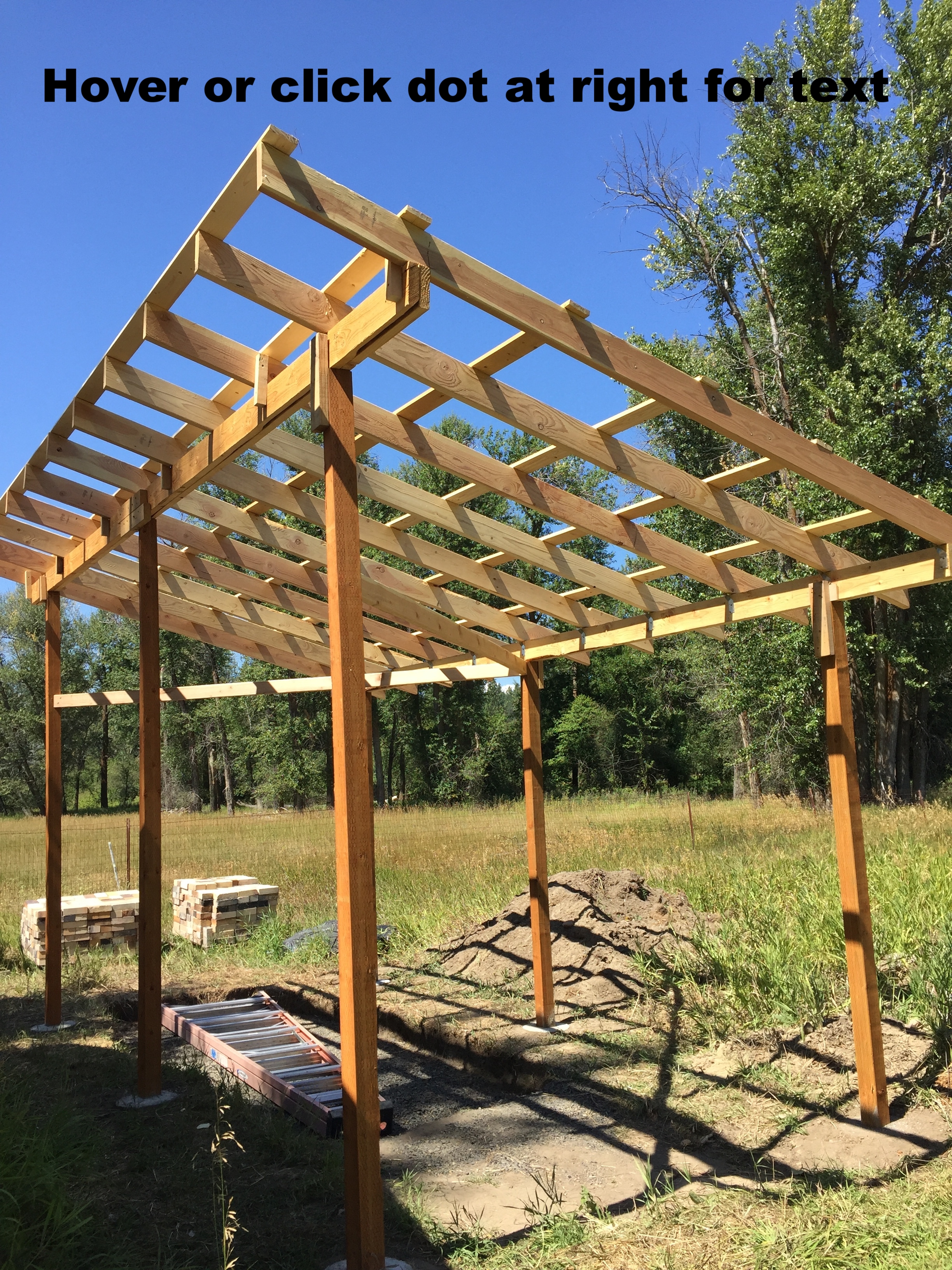 shed construction 12x20 ft.