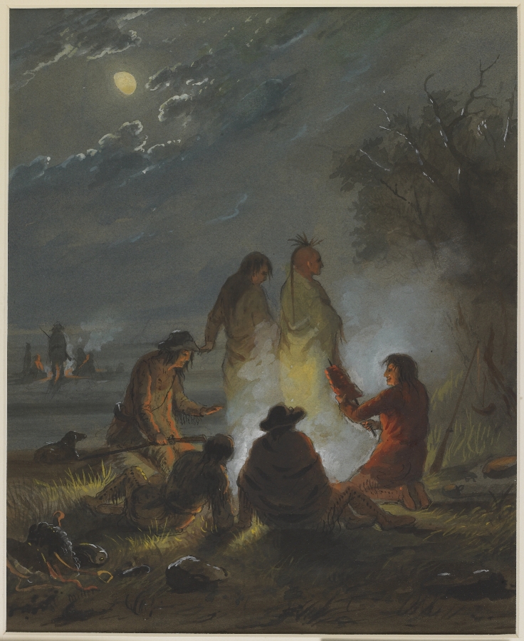 Camp Fire, Preparing the Evening Meal