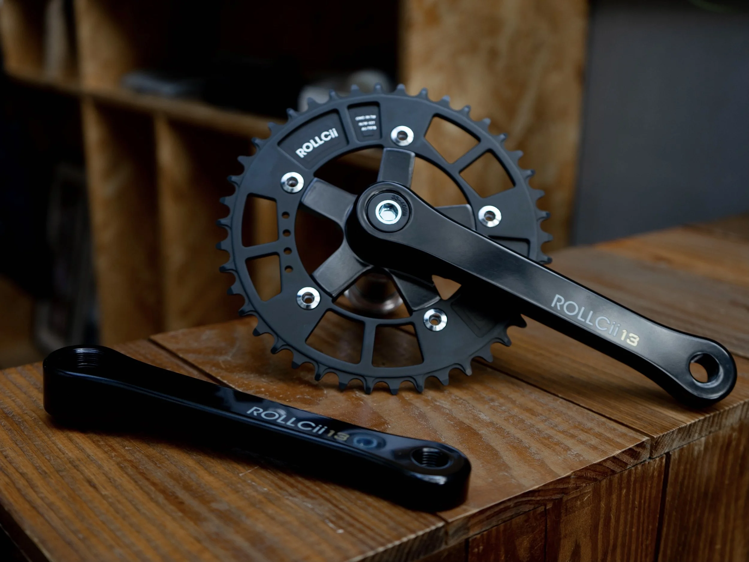 rollcii 13 bcd110 crank set narrow wide chainring.JPG