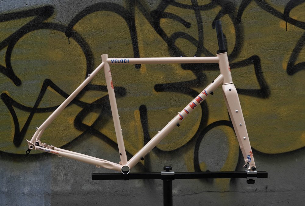 veloci jimmy v2 gravel steel frame bike clay.jpg