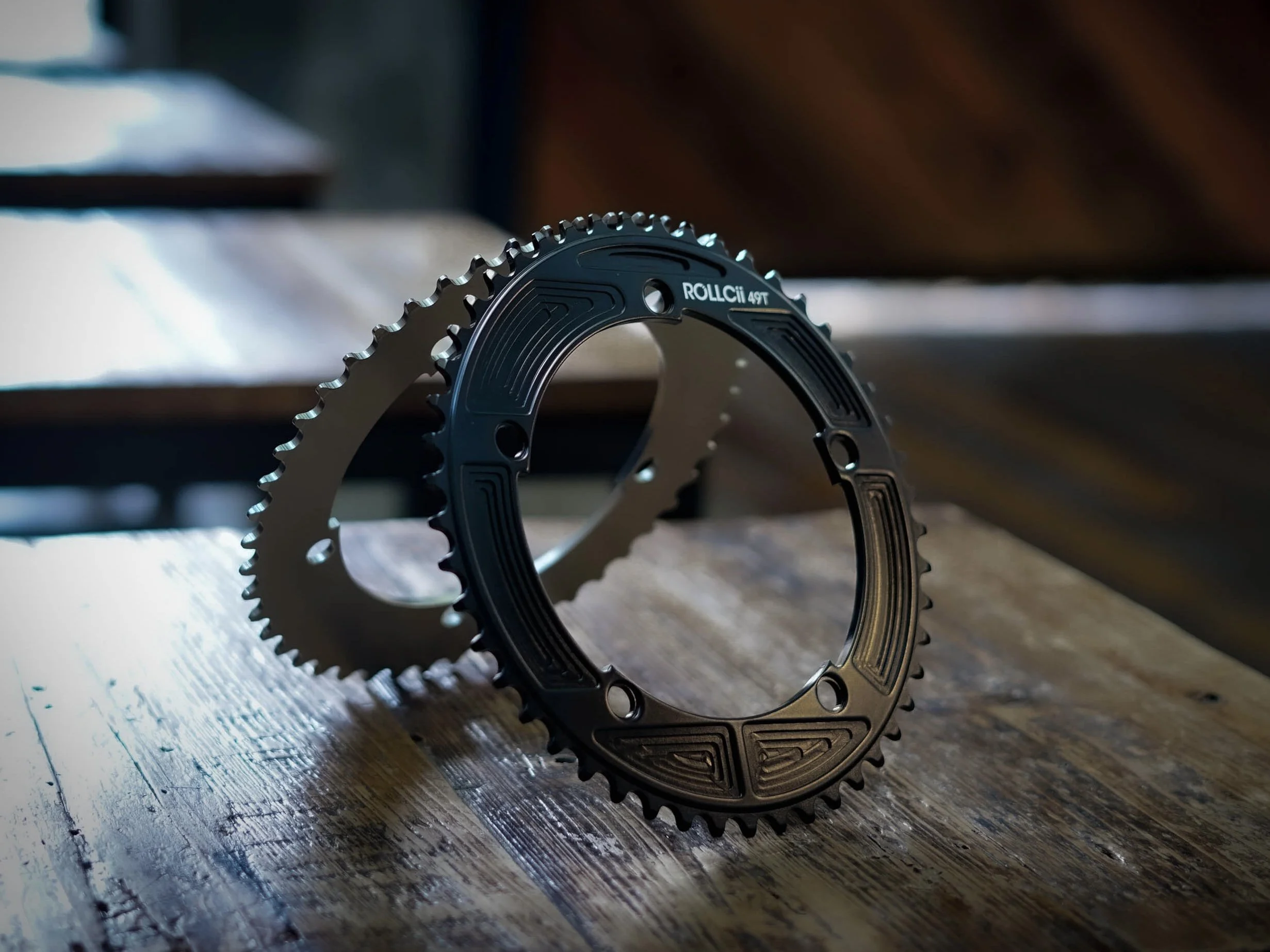 ROLLCii GRADIENT BCD144 TRACK CHAINRING