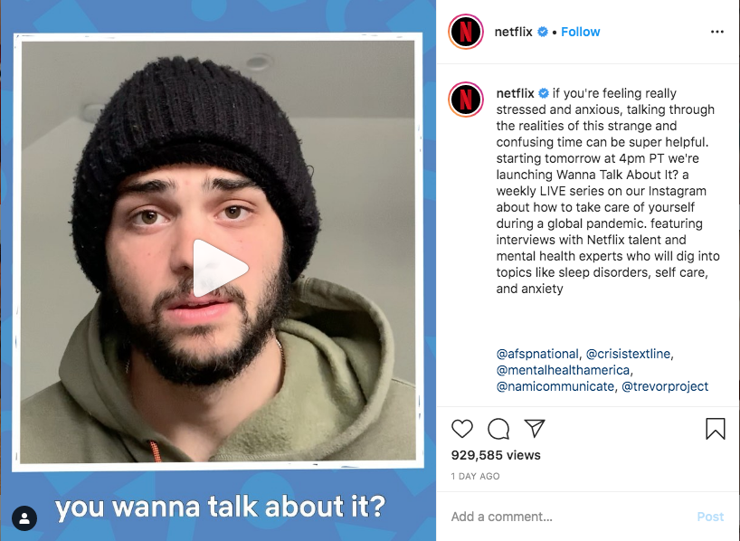 Nice initiative for our young folks by Netflix…
