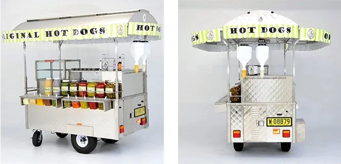 Hot Dog Cart Yummy Dogs