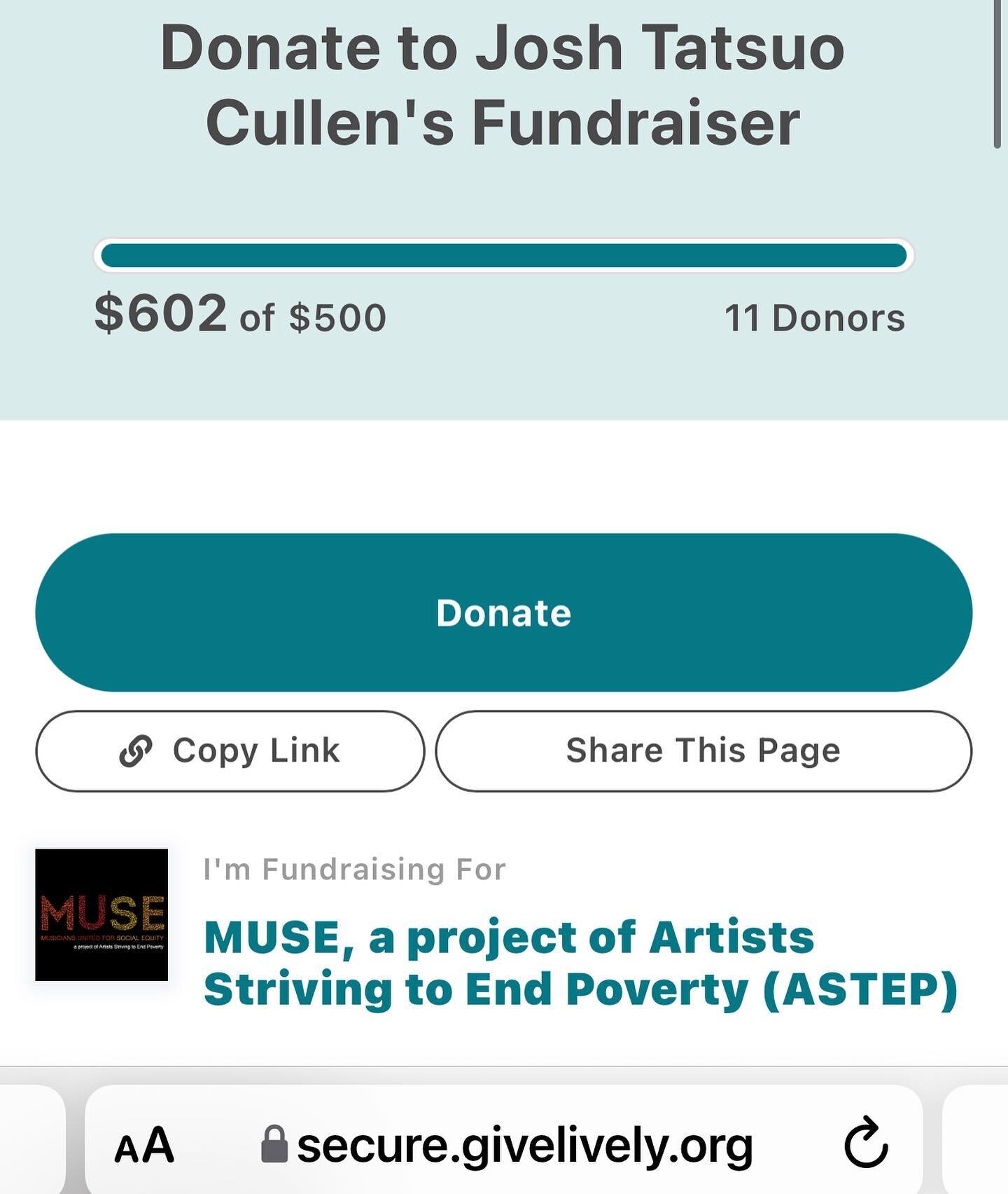 We raised over $600 for @museonline_org yesterday! A huge THANK YOU to everyone for your support and your kind generosity 🙏🏼 and a special thanks to @borellispizzachicago 🍕 for hosting this event and making this all possible!