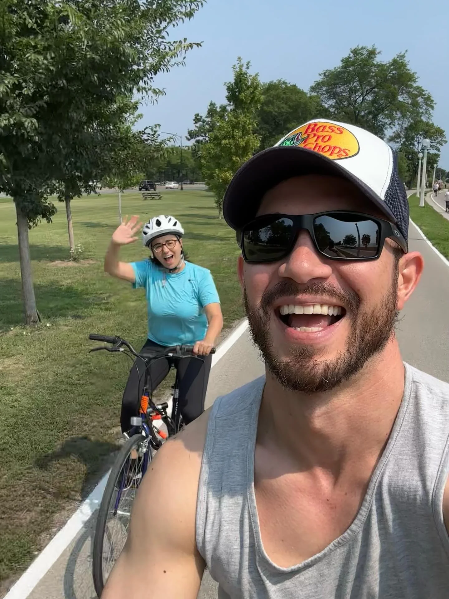 Impromptu Chicago morning bike ride