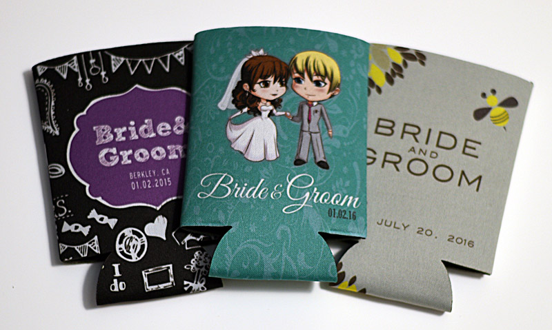 koozie cups wedding favors