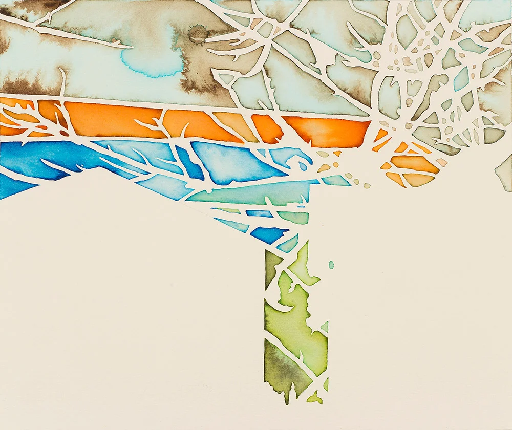 Judkins Park No. 1 2014 watercolor and ink on paper 8.75 x 10.5 inches