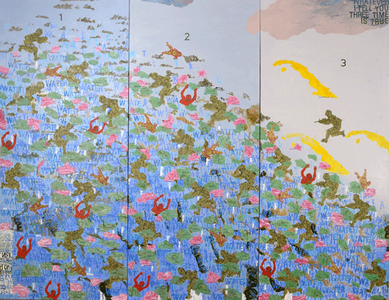 My Lily Pond, Oil on canvas, 2009