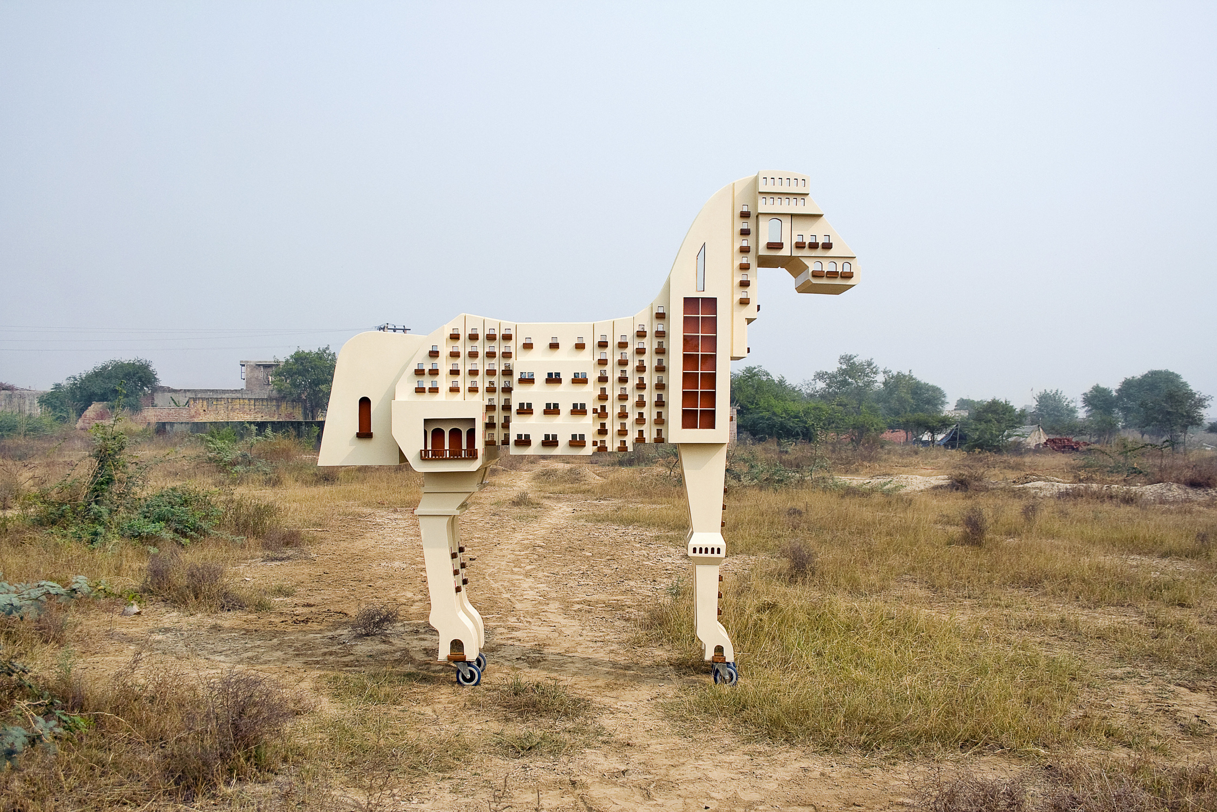 Gigi Scaria, ‘Someone Left a Horse on the Shore’, 2009, inkjet print on digital paper, 38 x 40 in. Image courtesy the artist.