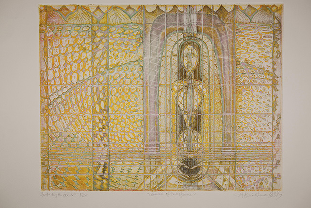 Krishna Reddy, ‘Woman of Sunflower’, 1997. Image courtesy the artist and Experimenter.