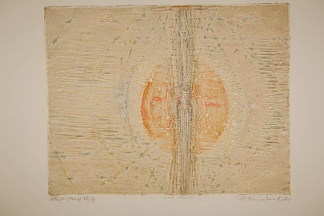 Krishna Reddy, ‘Dawn Worship’, 1973. Image courtesy the artist and Experimenter.