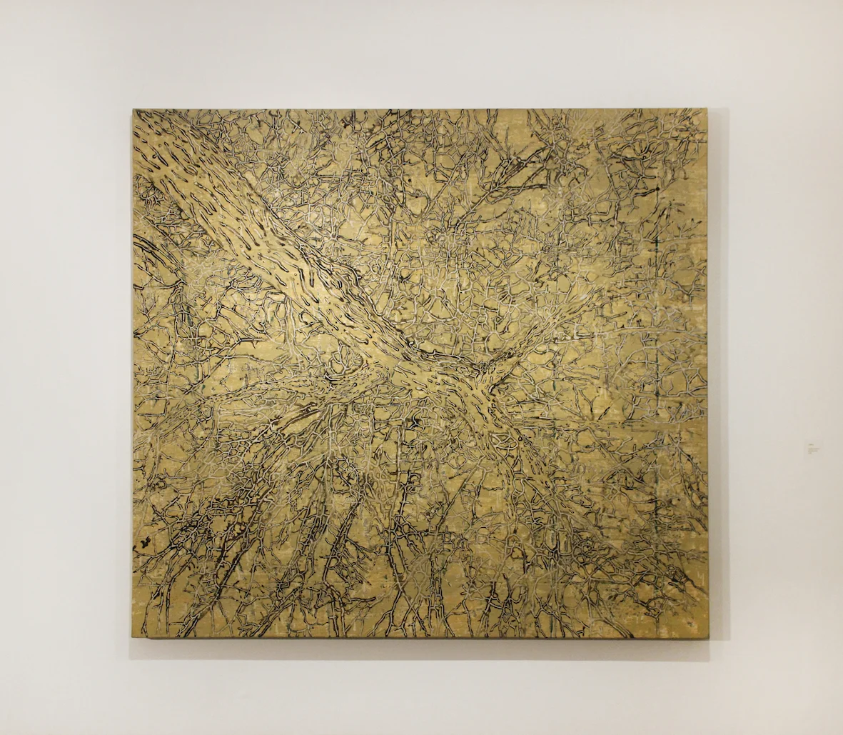 G R Iranna, ‘Untitled’, 2016, acrylic on canvas, 60 x 66 in. Image courtesy Gallery Espace.