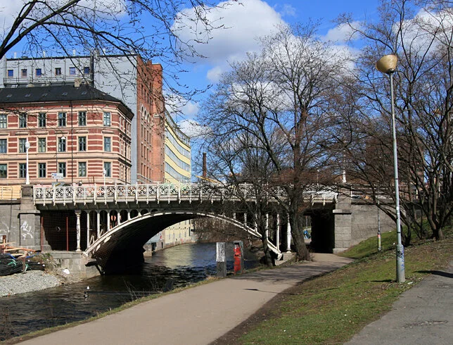 Hausmanns bru. Av User:Mahlum - Eget verk, Offentlig eiendom, https://commons.wikimedia.org/w/index.php?curid=1182877