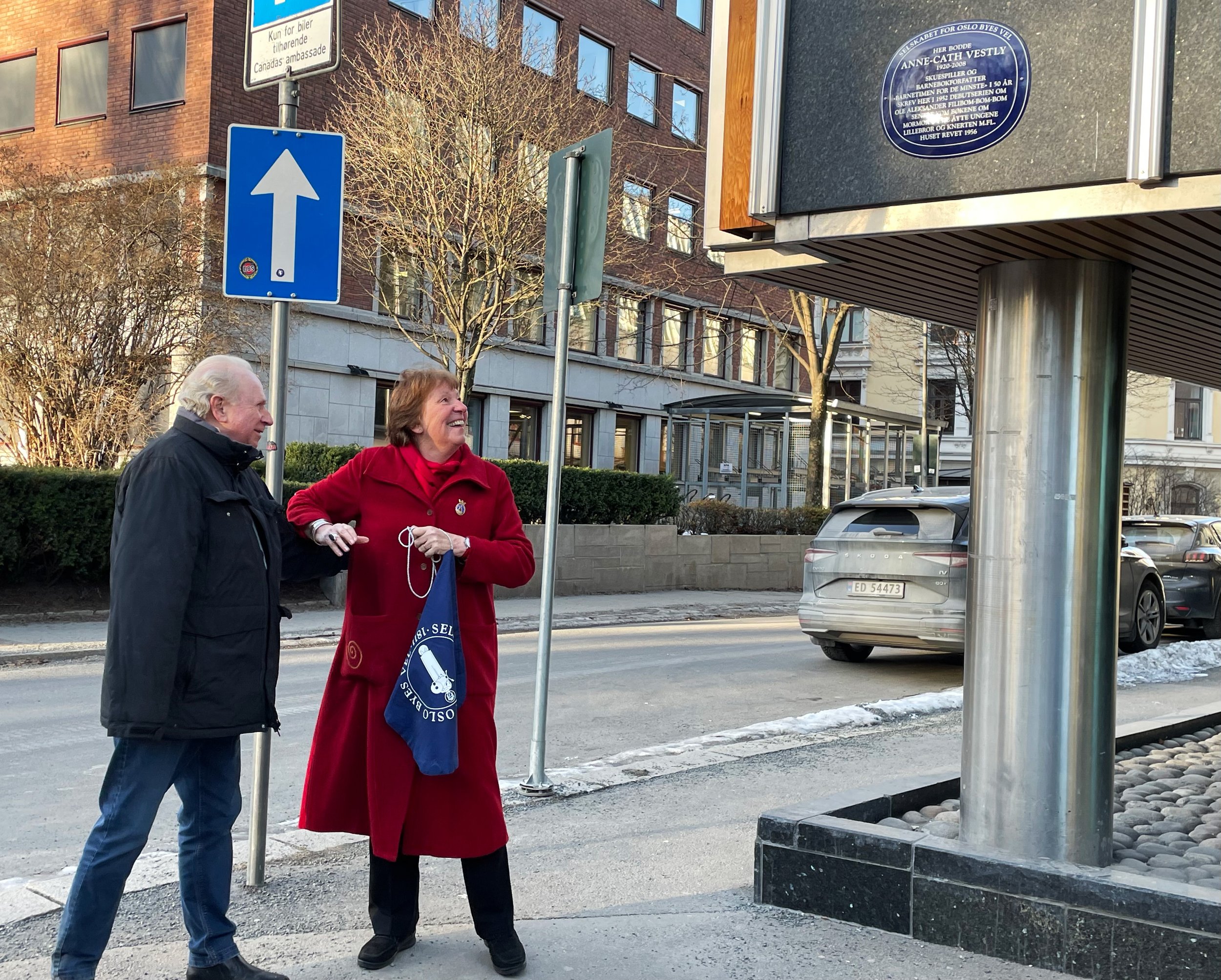  Jo Vestly og ordfører Marianne Borgen 