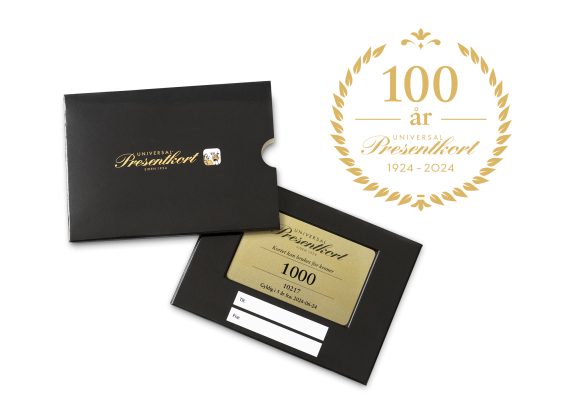 Skiltavduking: Universal Presentkort