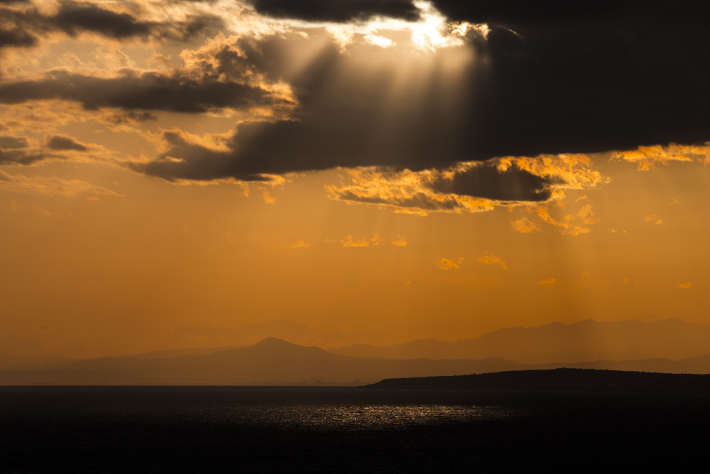 The view from Cape Greco towards Aya Napa.