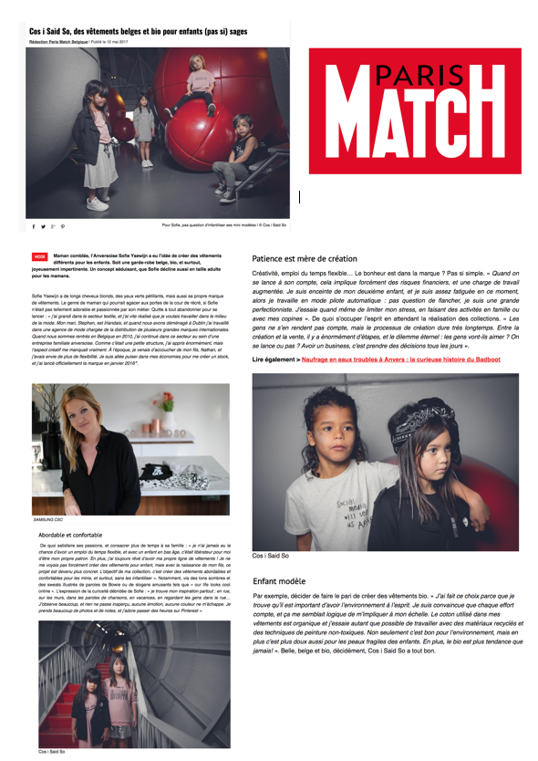 PARIS MATCH, Mai 2017