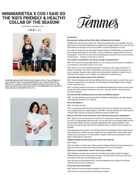 FEMMES MAGAZINE, December 2018