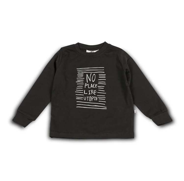 BLACK LS T-shirt No Place Like Utopia.jpg