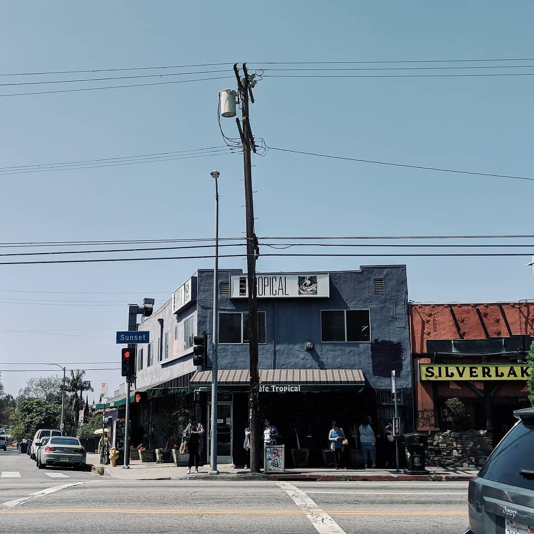 Power brunching on Sunset