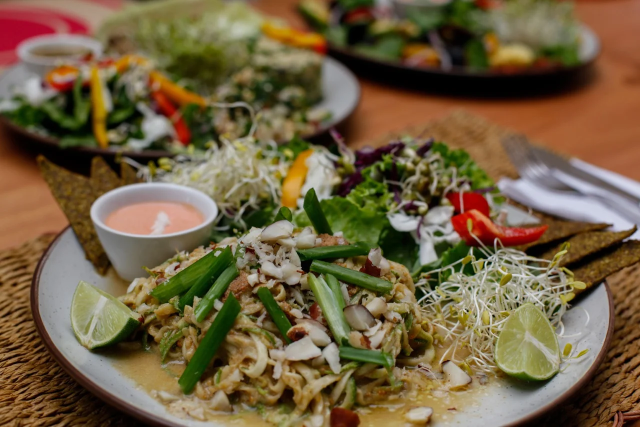 Warming RAW Thai Noodles.