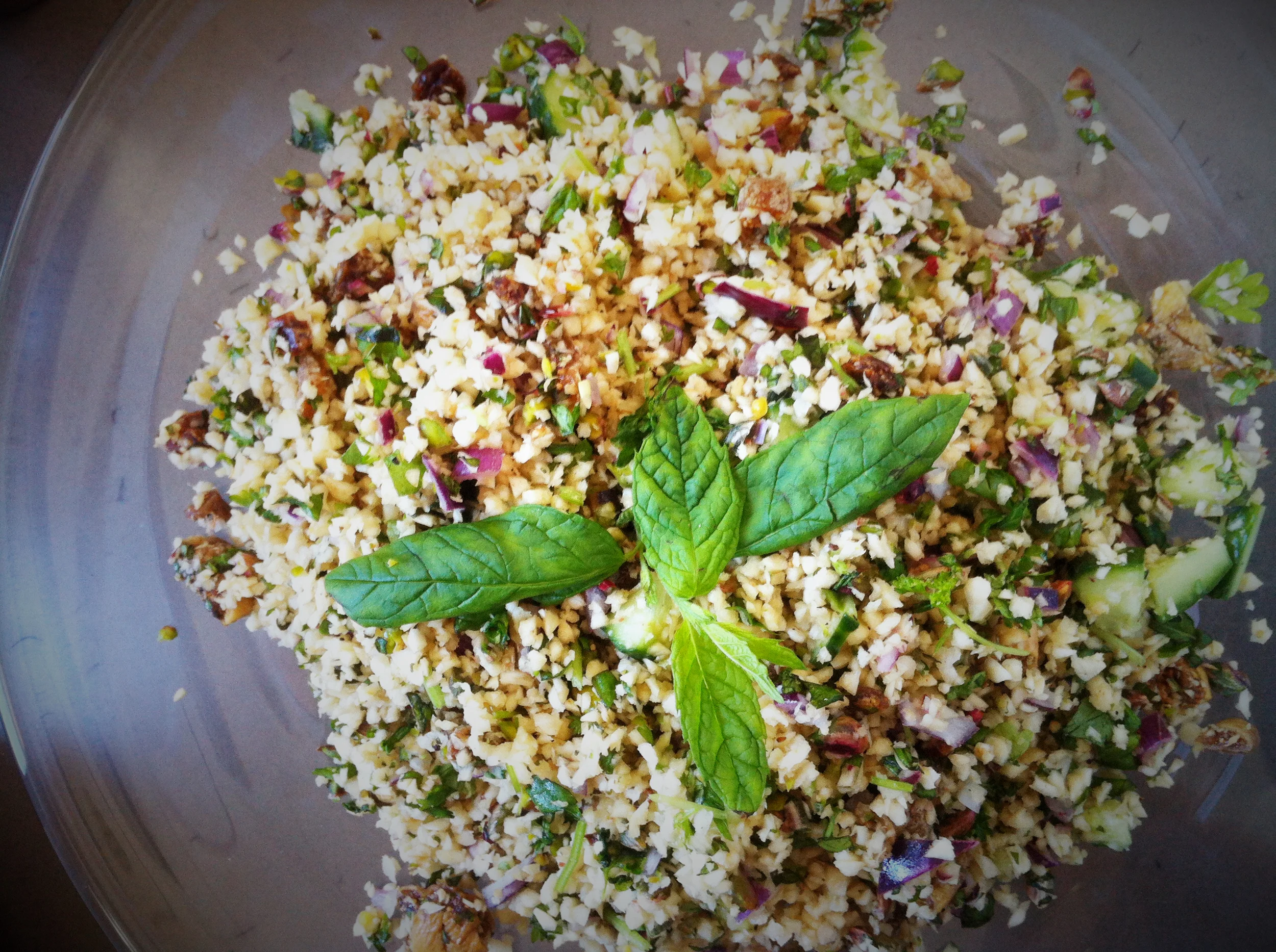 RAW Cauliflower Cous Cous