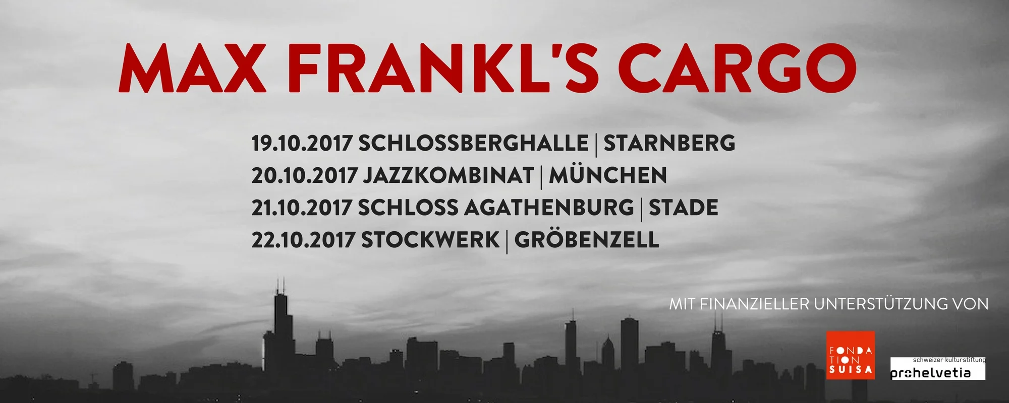 Max Frankl's CARGO auf Tournee