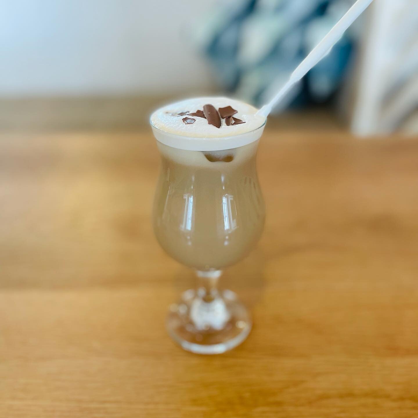 Iced Salted Carmel Latte &hellip;. Ice ice baby &hellip; ya sing it ! #iced #icedcoffee #coffee @bristot.ireland