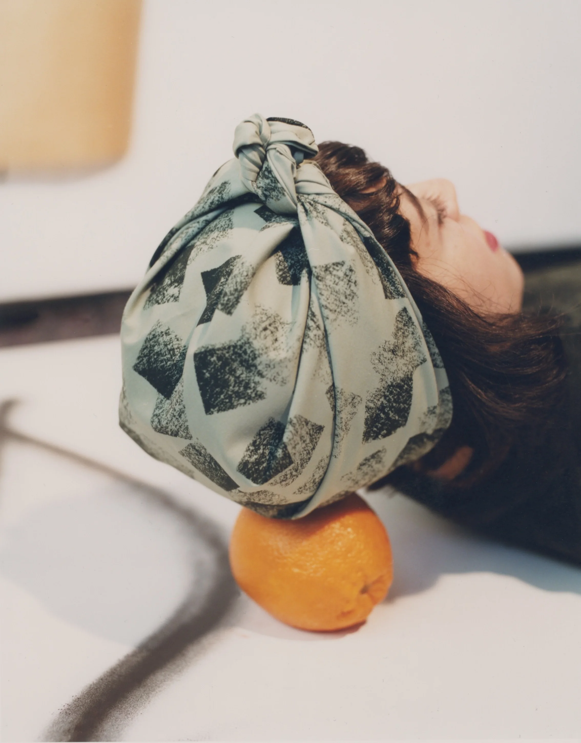 Crayon Cotton Scarf Green